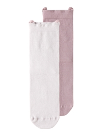 NAME IT 2-Pak Strømper Diri Stitch Dawn Pink